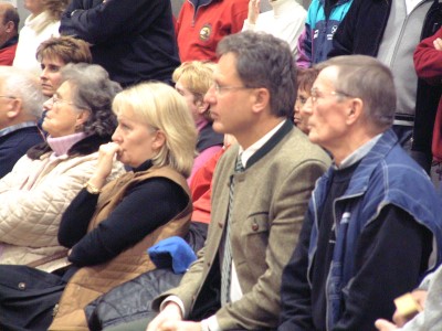 1. Bürgermeister Hans Eschlberger und Hans Mende