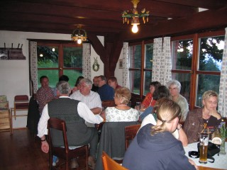 Gemlicher Ausklang im Gasthof Alpenblick